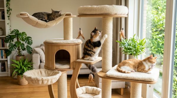 Arbre à chat : design, confort et bien-être pour vos félins