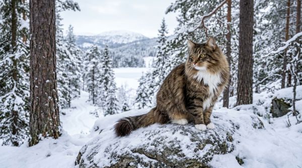 Les carrières possibles pour un chat de Norvège